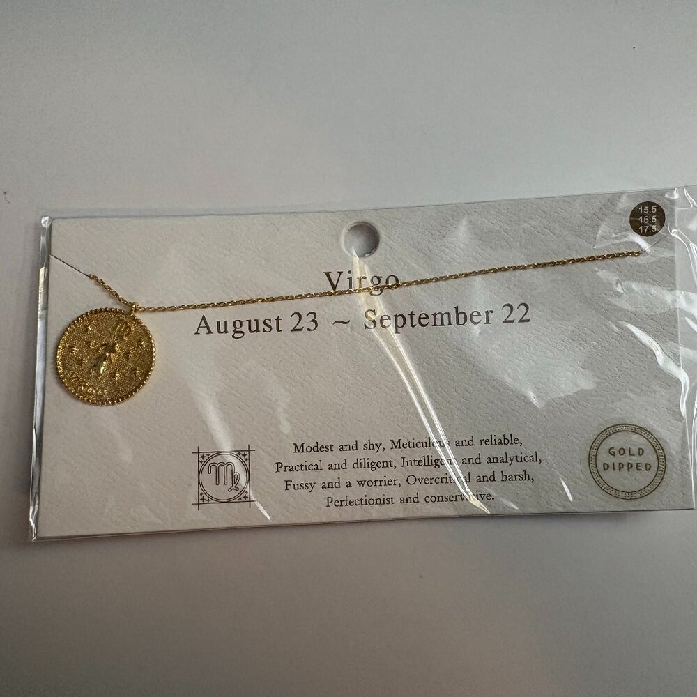 NWT Lou & Co Virgo Zodiac Necklace